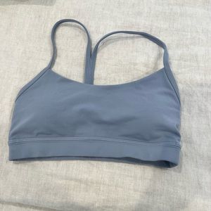 Blue Lululemon sports bra size 4